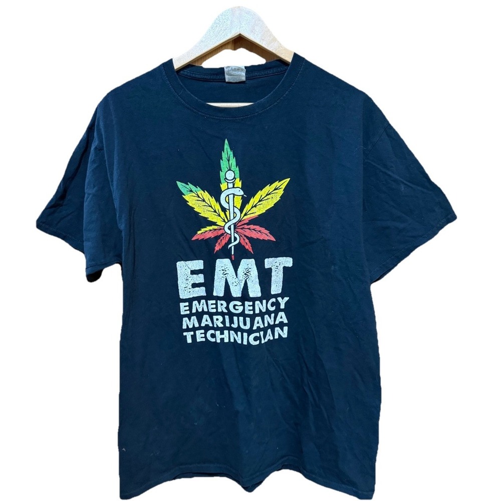 EMT T-shirt Emergency Marijuana Technician Cannabis Marijuana T-shirt & Cap